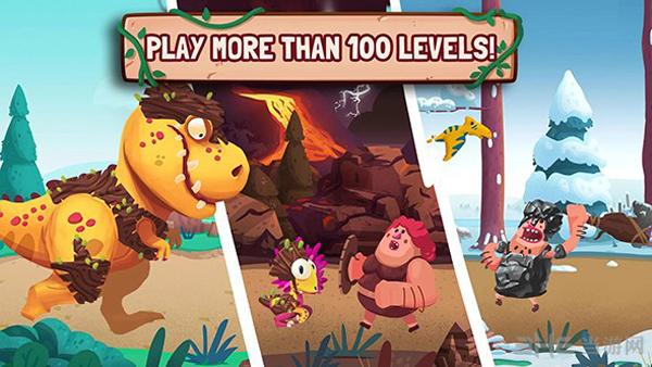 恐龙大战原始人 (Dino Bash - Dinos  Caemen)安卓版v1.9.8截图0