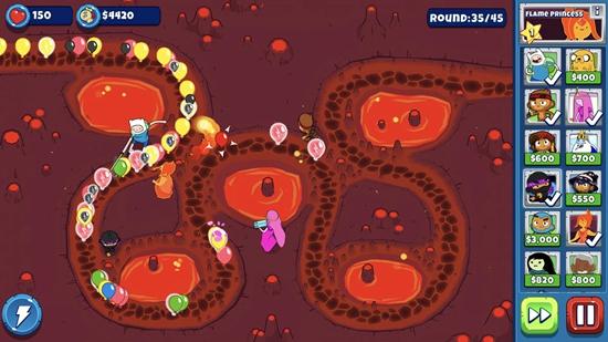 Bloons Adventure Time TD 安卓版v1.0截图1