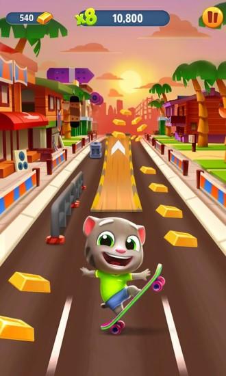 汤姆猫跑酷无限解锁版下载截图1