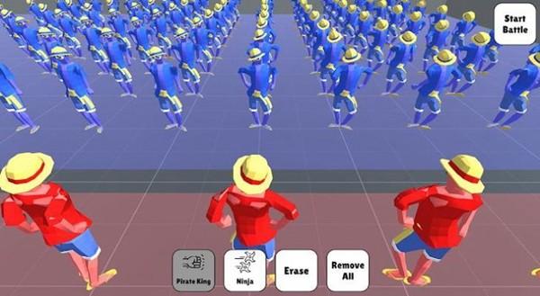 红色和蓝色的战斗模拟器 安卓最新版v1.0.2.1截图2