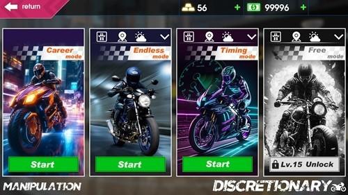 摩托车竞速赛无限金币钞票版 安卓版v1.0.1截图1