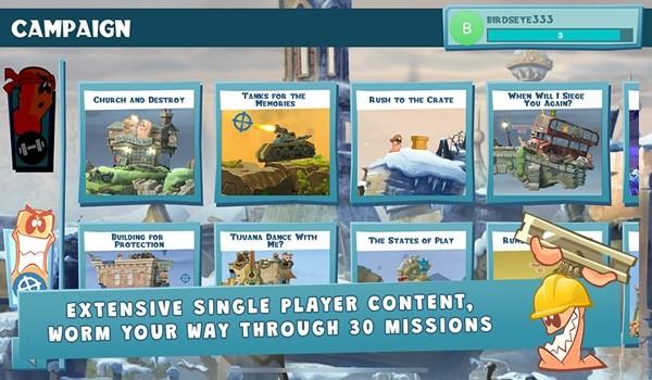 百战天虫WMD (Worms W.M.D)安卓免费版v1.2.809093截图1