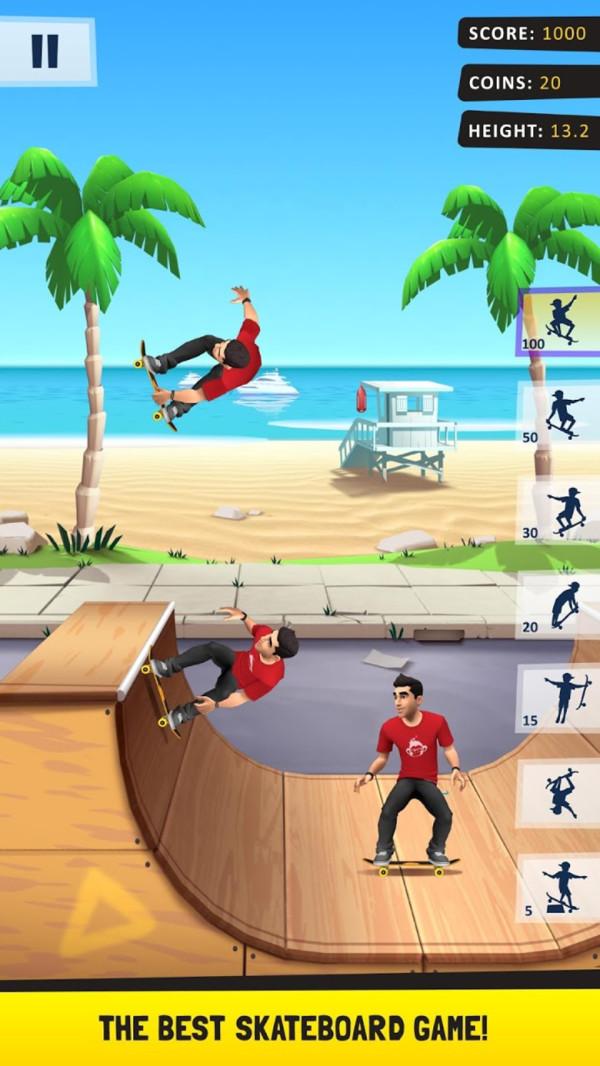 狂热滑板手手游截图1