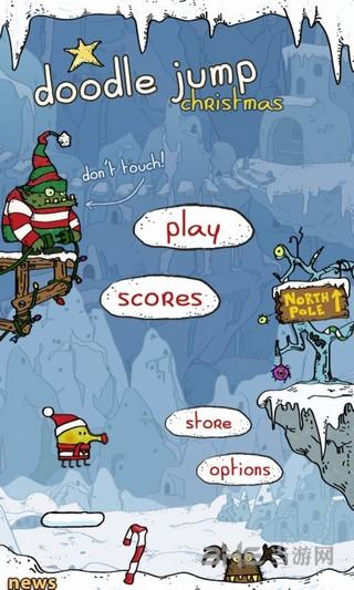 涂鸦跳跃圣诞节版 (Doodle Jump Christmas Special)安卓版V1.3.1截图0