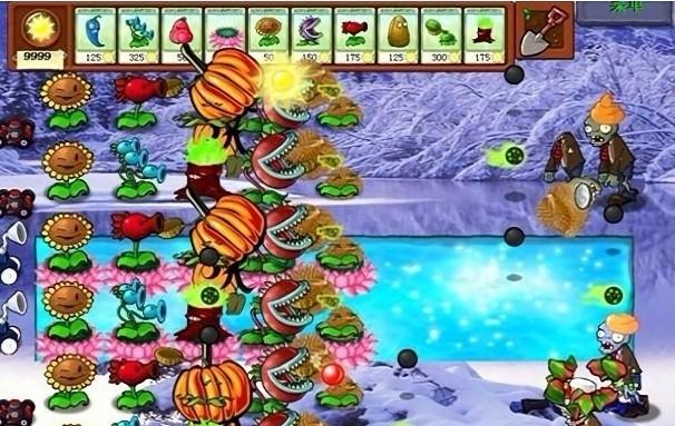 植物大战僵尸冰雪版游戏截图1