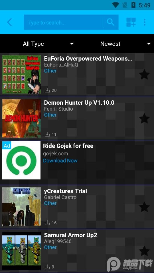 Mods AddOns for Minecraft PE安卓版v2.5.0 谷歌最新版截图3