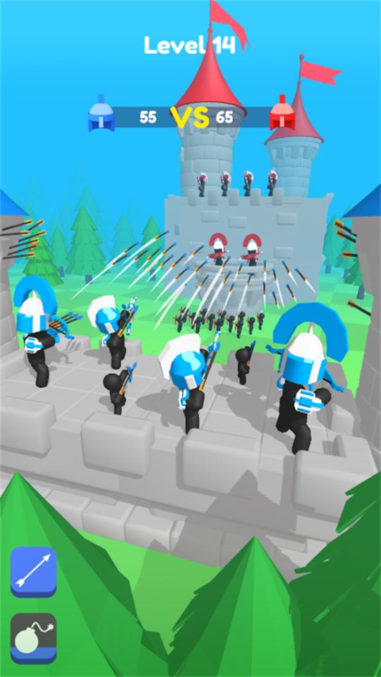 融合弓箭手城堡防卫战(Merge Archers)国际版1.6.5.1 最新版截图0