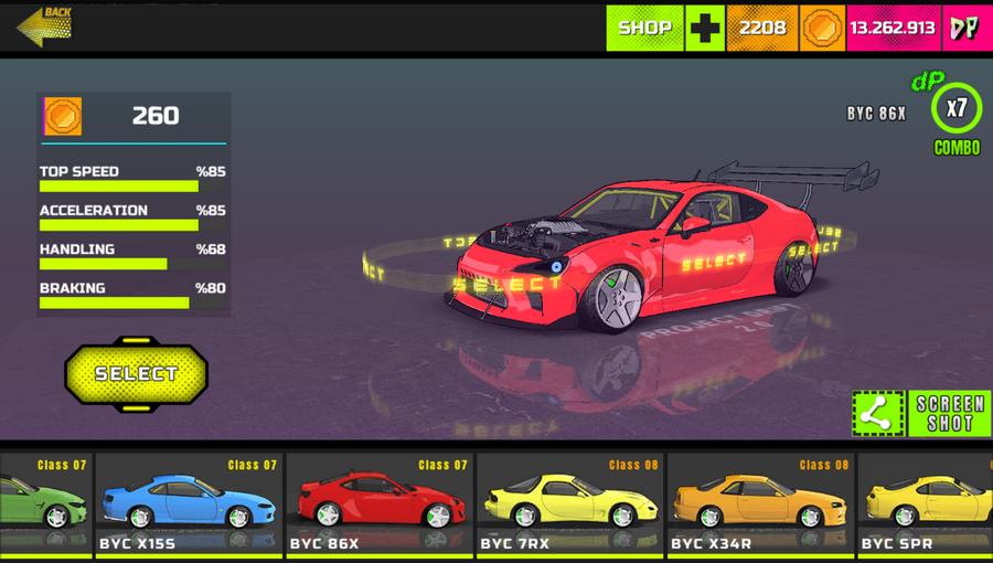 项目漂移PROJECT:DRIFT 2.0安卓版120 去广告版截图1