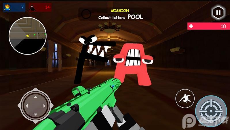 Alphabet Shooter  Survival FPS1.0.3 谷歌版截图1
