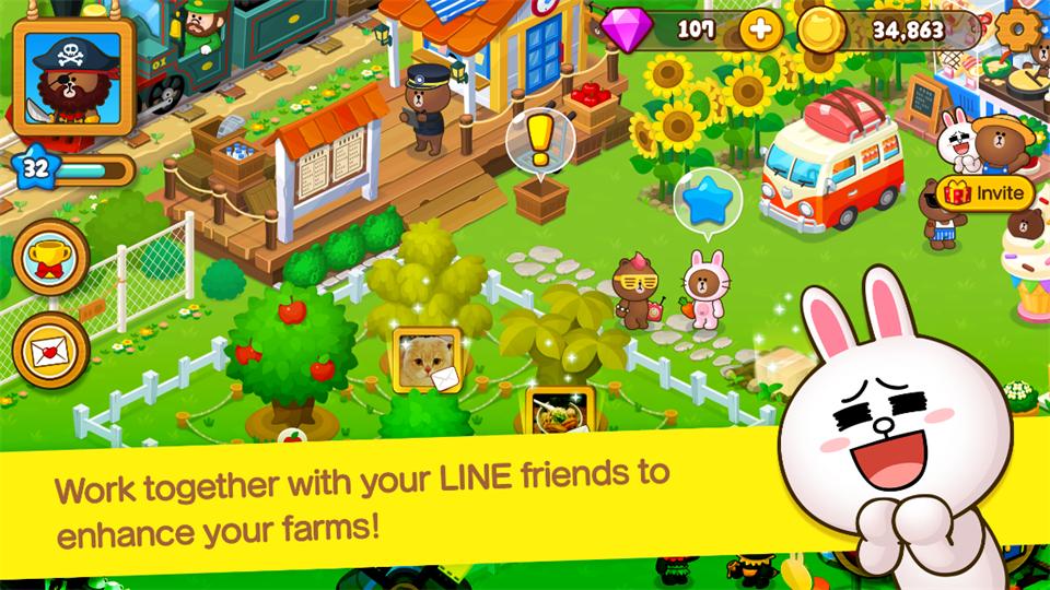 brownfarm(LINE熊大农场)游戏官方版3.3.7最新版截图2