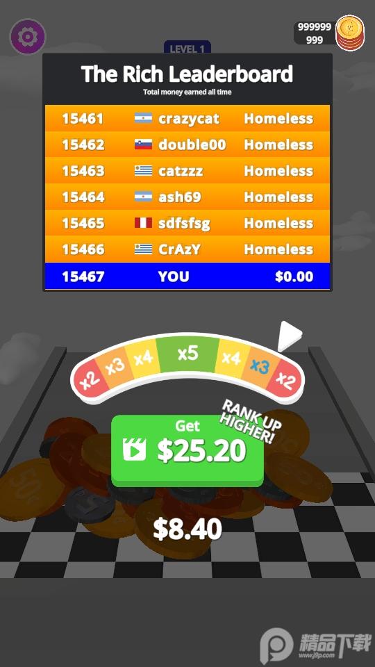 金币跑酷(Money Rush)无限金钱版3.1.1最新版截图1