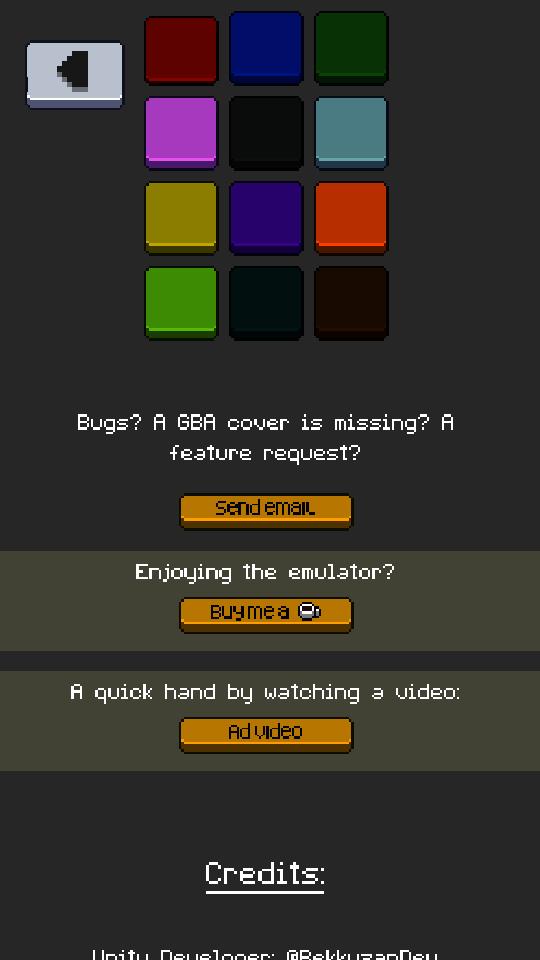 GBA Emulator模拟器v0.1.13 安卓手机版截图0