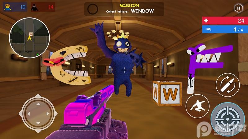 Alphabet Shooter  Survival FPS1.0.3 谷歌版截图0