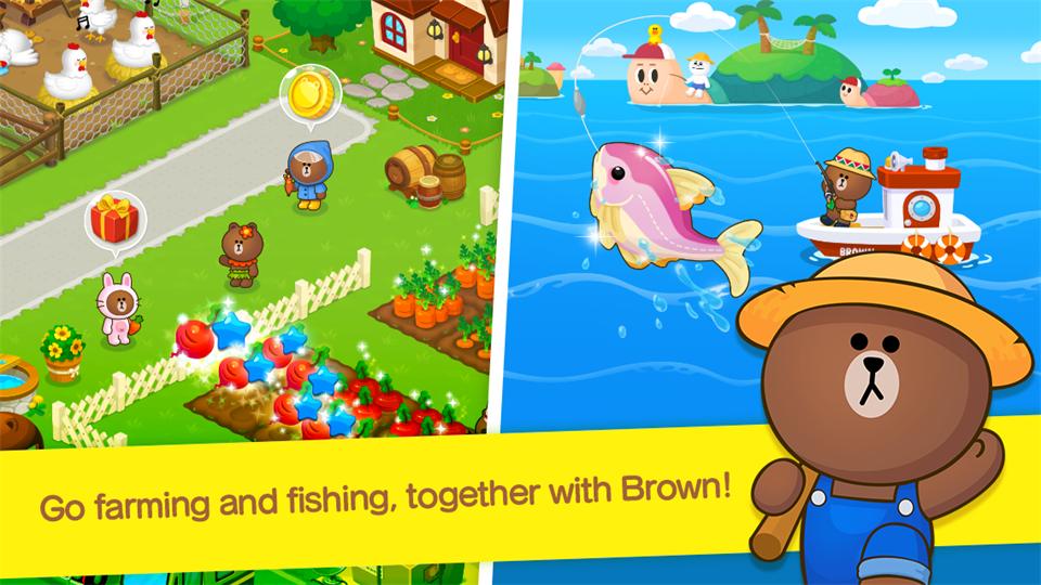 brownfarm(LINE熊大农场)游戏官方版3.3.7最新版截图1