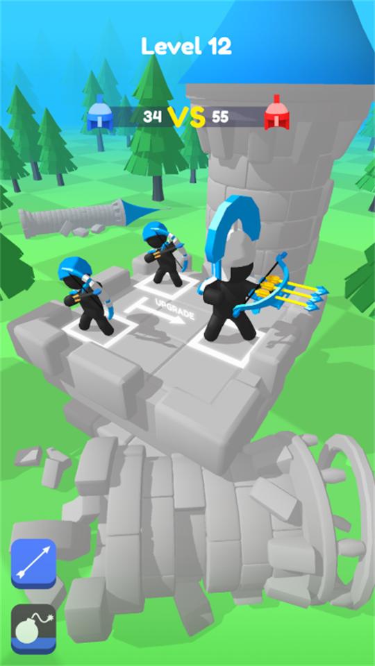 融合弓箭手城堡防卫战(Merge Archers)国际版1.6.5.1 最新版截图1
