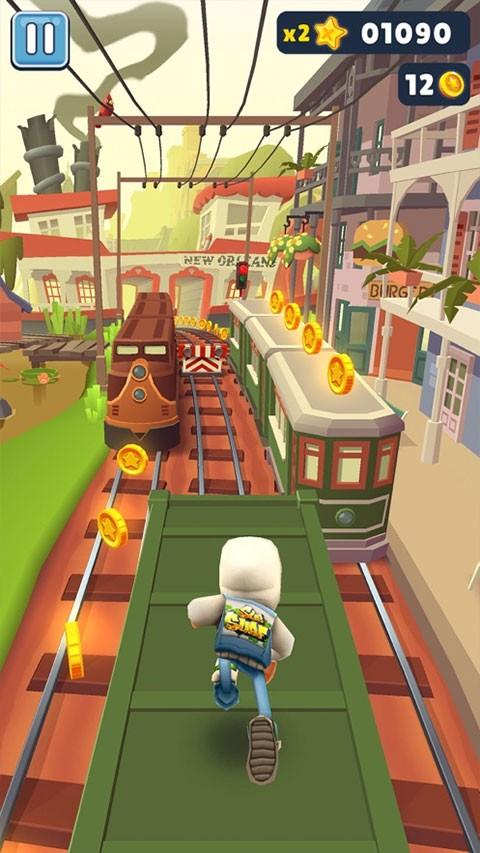 地铁跑酷无限金币无限钥匙版(Subway Surf)截图2