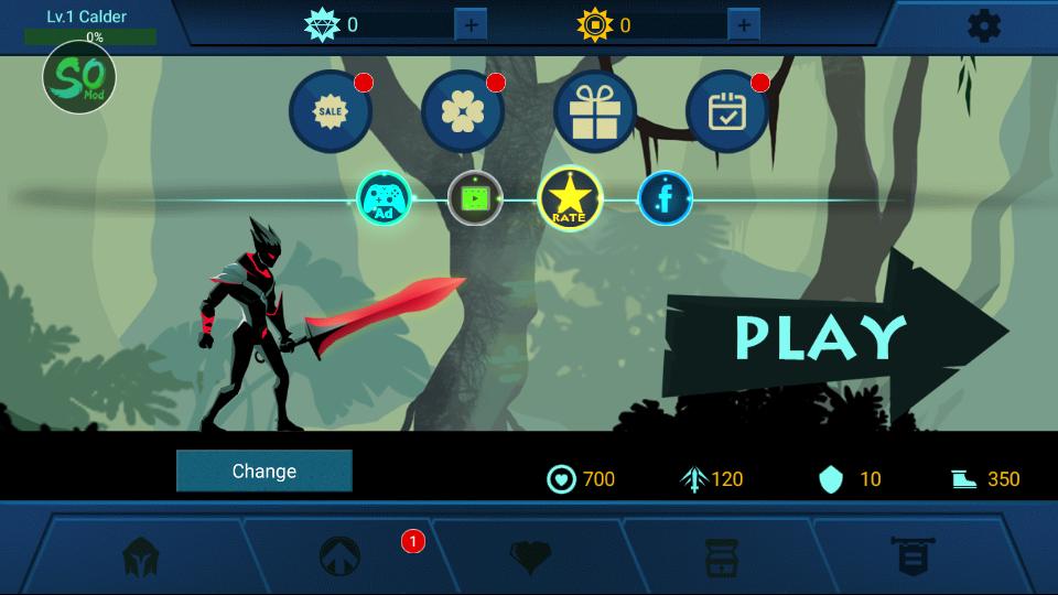 暗影格斗中文版Shadow Fighter1.43.1 内置菜单修改器截图2