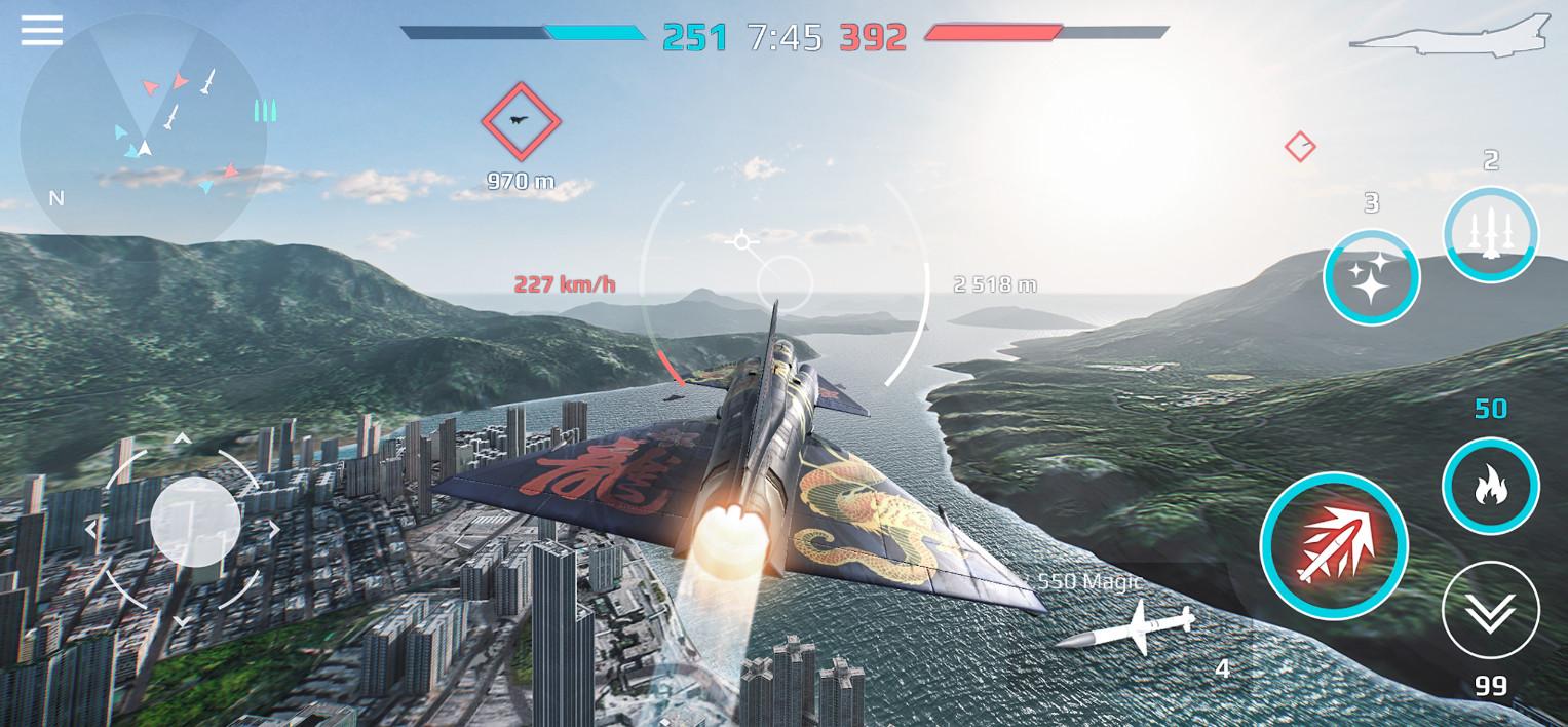 空战sky combat无限黄金版8.0 手机版截图3