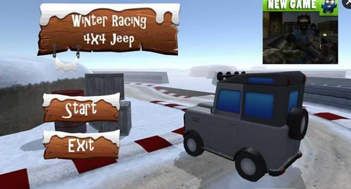 
                        冬季赛车4x4吉普                    截图2