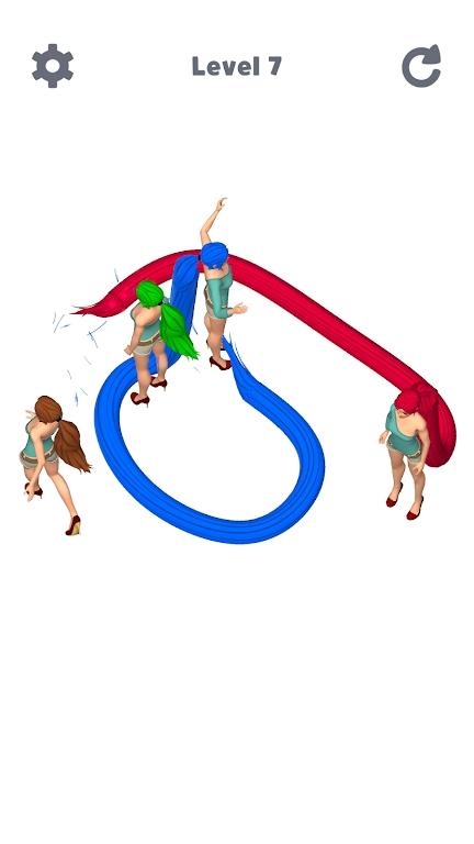 
                        头发缠结3D                    截图2