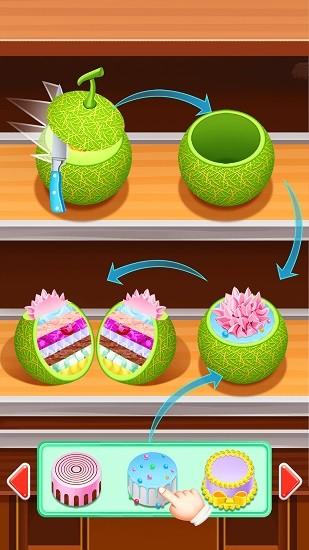 
                        制作美味蜜瓜蛋糕                    截图2