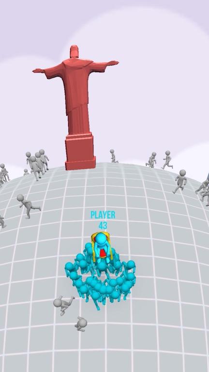 3D地球人群冲突