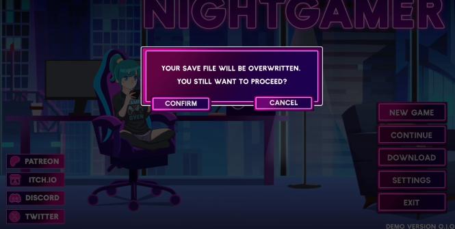 nightgamer游戏网瘾少女