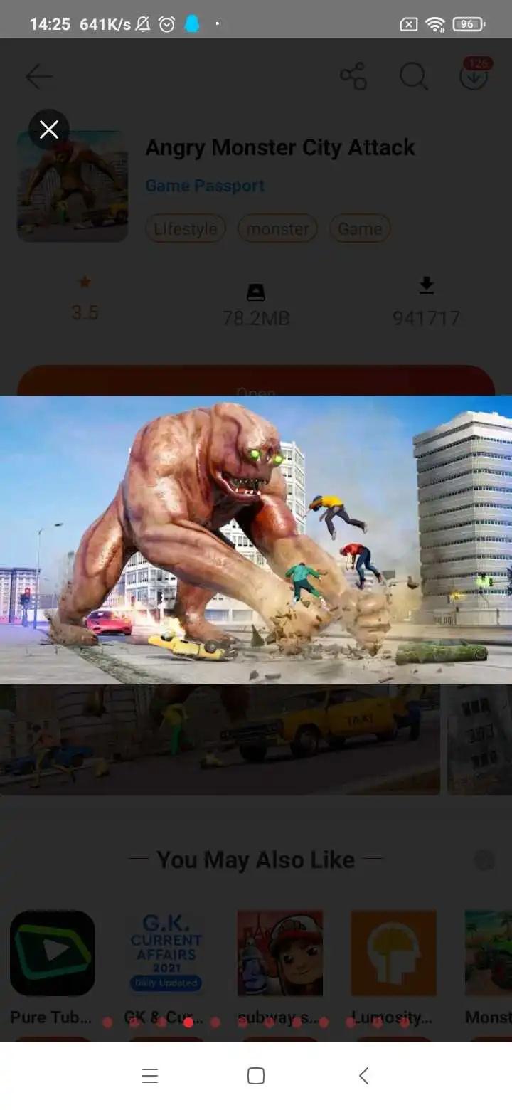 
                        愤怒的怪物攻城                    截图2