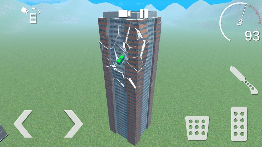 
                        汽车与建筑物的破坏                    截图2