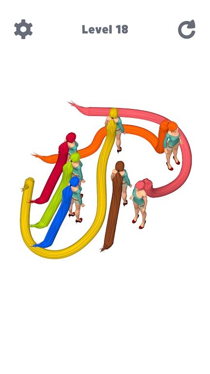 
                        头发缠结3D                    截图0