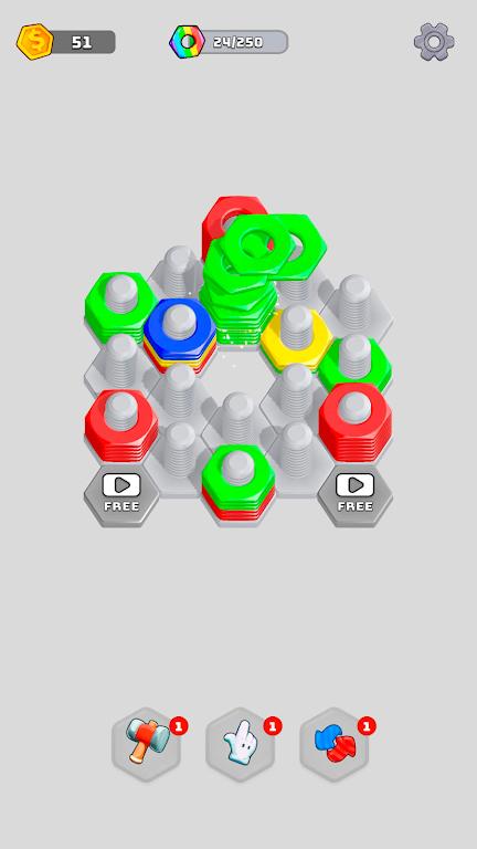 
                        螺丝六角拼图                    截图1