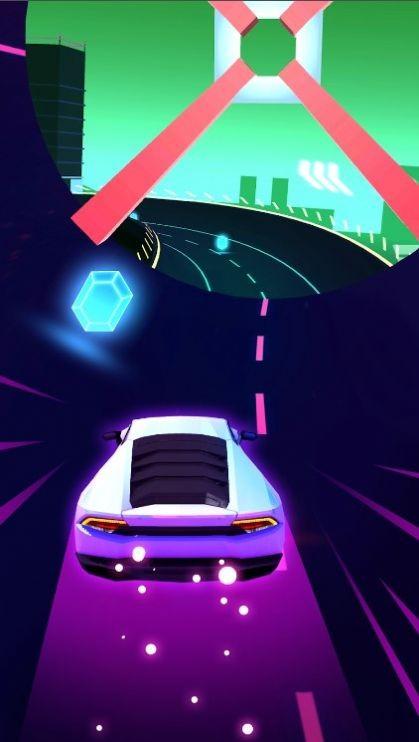 
                        霓虹赛车手节奏赛道                    截图1