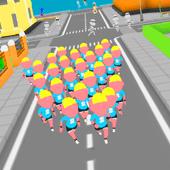 
                        人群跑步3D                    