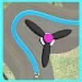 
                        线路穿越道路滚球                    