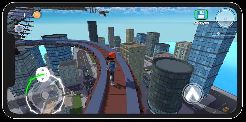 3D跑酷大师无限金币版 v1.0 安卓版截图0