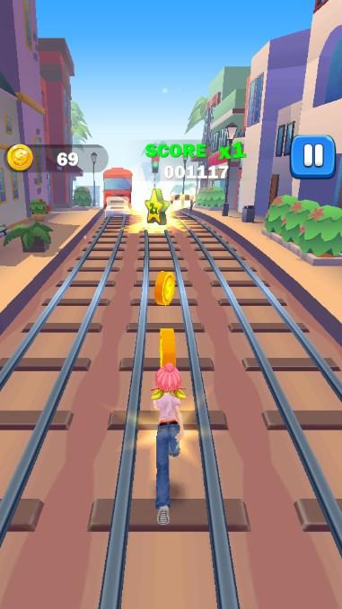 地铁3d冲刺跑酷无限金币(地铁冲浪者) v4.9 手机版截图3