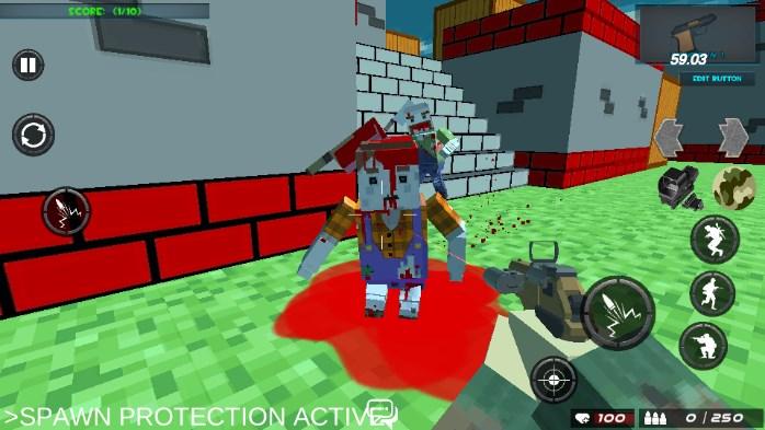 像素枪战僵尸突袭MOD菜单版(Blocky Gun warfare Zombie) v15 最新版截图2
