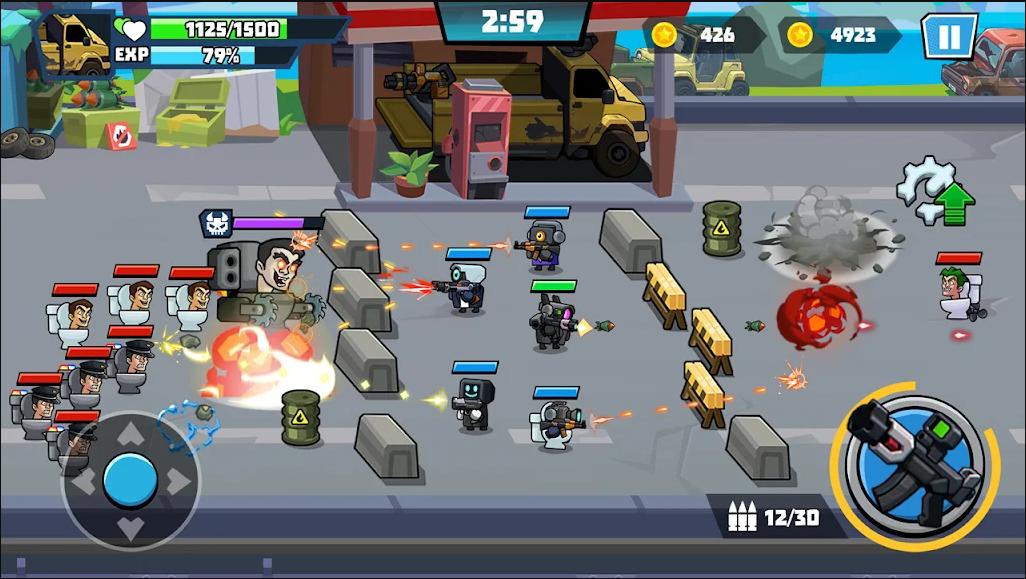 疯狂马桶人免广告版 v1.5.6 安卓最新版截图2