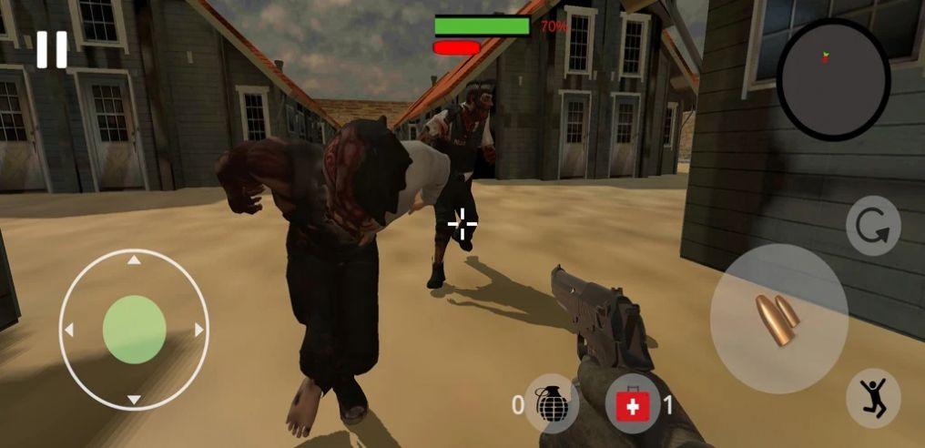 僵尸3D射击枪 截图1