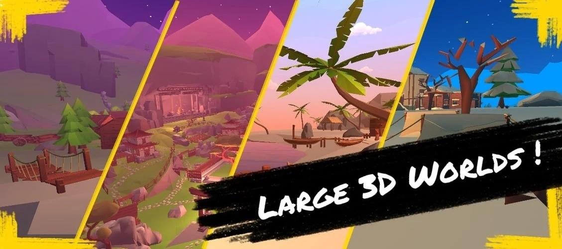 纸片机混战3D 截图3