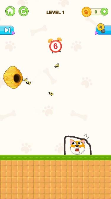 帮助狗躲避蜜蜂的游戏(Save The Dog) v1.0.40 安卓版截图2