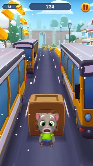 汤姆猫跑酷免广告货币反加版 v7.5.1.7076 最新版本截图1