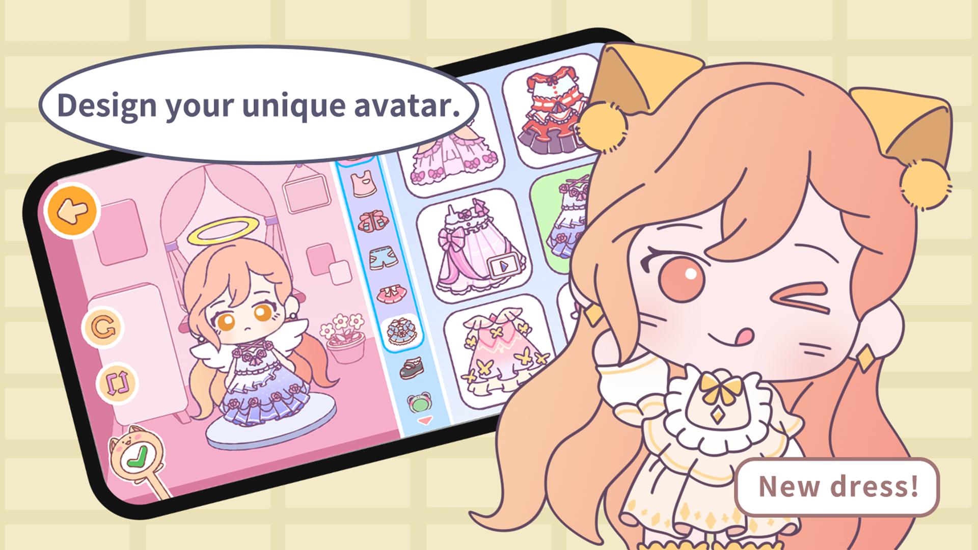 甜蜜梦幻小镇全部解锁版(Loomi World: Your Avatar Life) v2.0 安卓版截图3