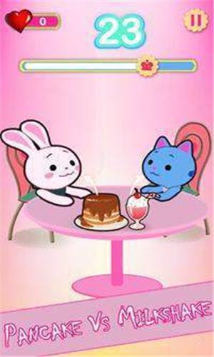 奶昔猫和煎饼兔3d无广告版(Bunny Pancake) v1.5.10 安卓最新版截图2