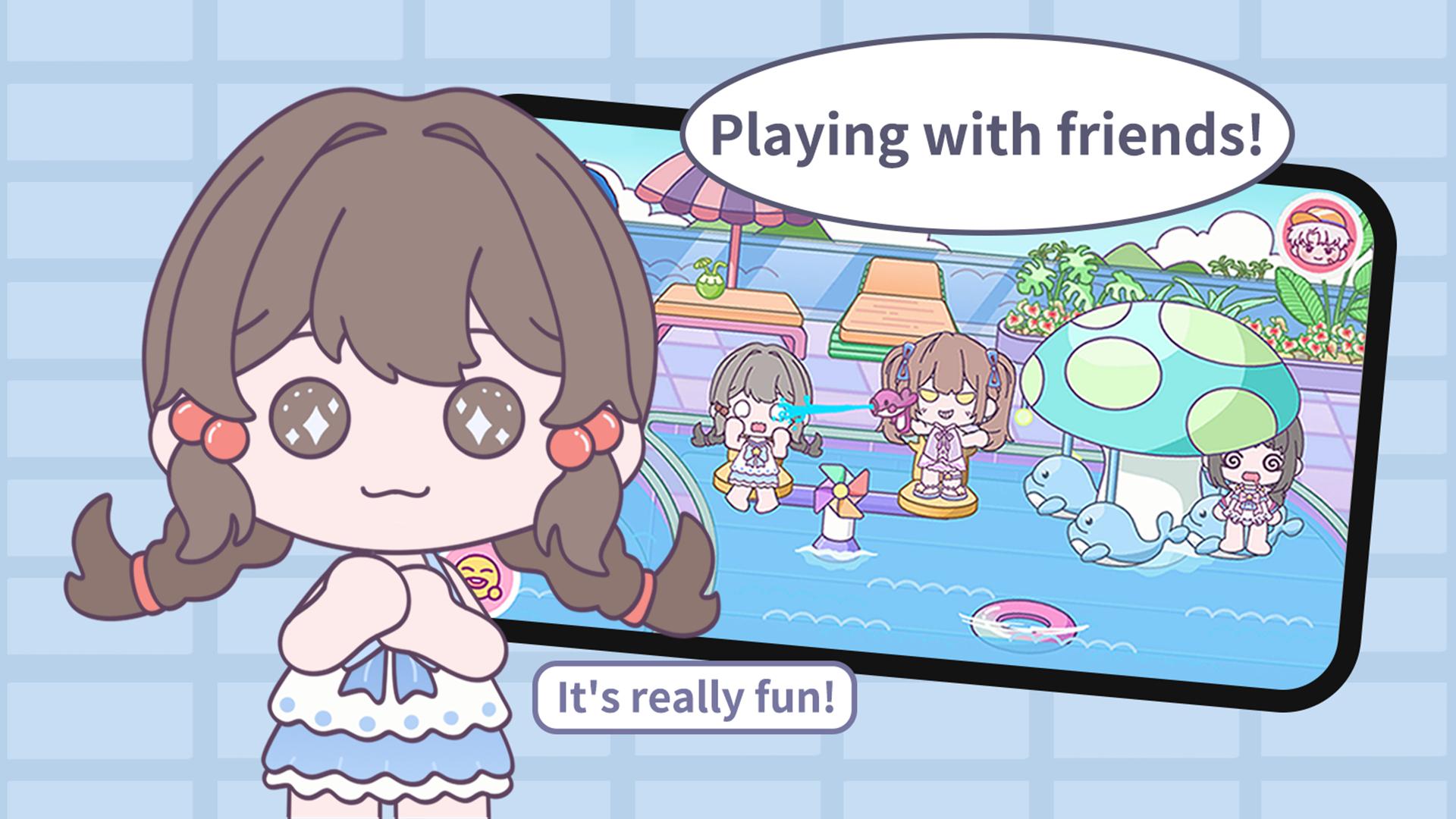 甜蜜梦幻小镇全部解锁版(Loomi World: Your Avatar Life) v2.0 安卓版截图2