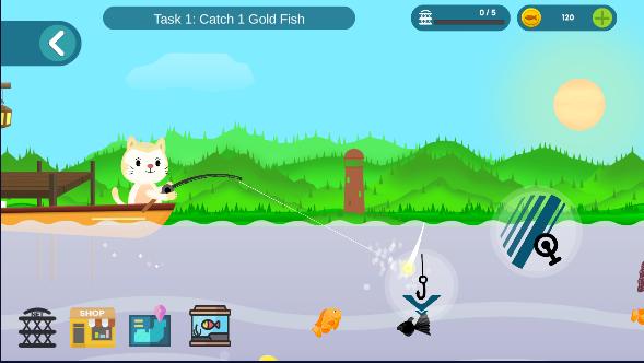 小猫钓鱼模拟器中文版下载安装(Cat Fishing Simulator) v3.1 安卓汉化版截图3