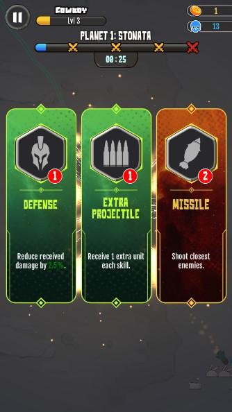 幸存者英雄太空之战无限金币版(Survivor heroes - Space Battle) v1.0.5 最新版本截图2