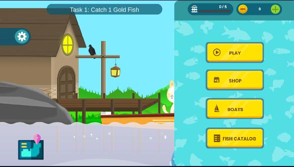 小猫钓鱼模拟器中文版下载安装(Cat Fishing Simulator) v3.1 安卓汉化版截图0