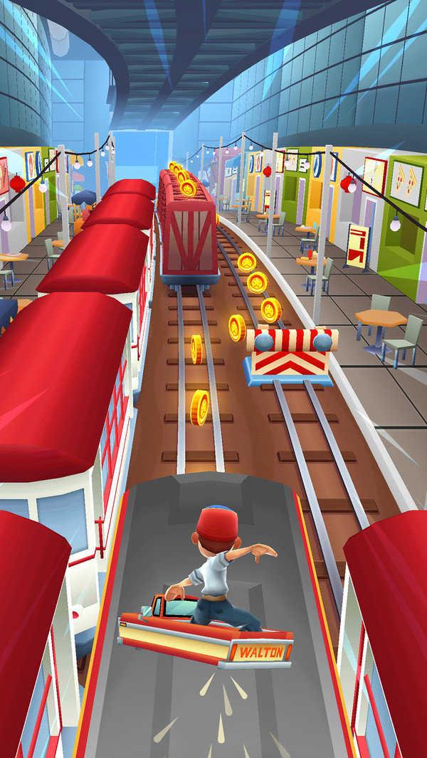 地铁跑酷无限金币钥匙破解版(Subway Surf)截图3