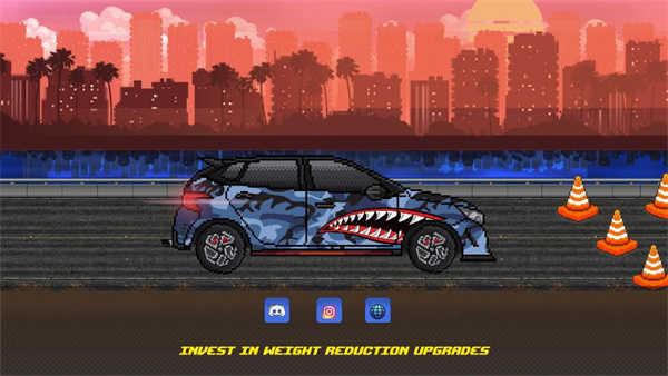 像素汽车鲁莽赛车修改版（Pixelcar Reckless racer）截图4